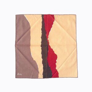 Vera Neumann Vintage Linen Napkins Set of 6 Signed Mid-Century Modern Abstract
